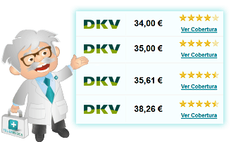 Comparativa de seguros DKV