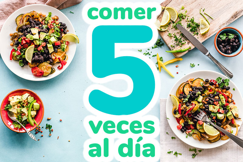 Comer cinco veces al día